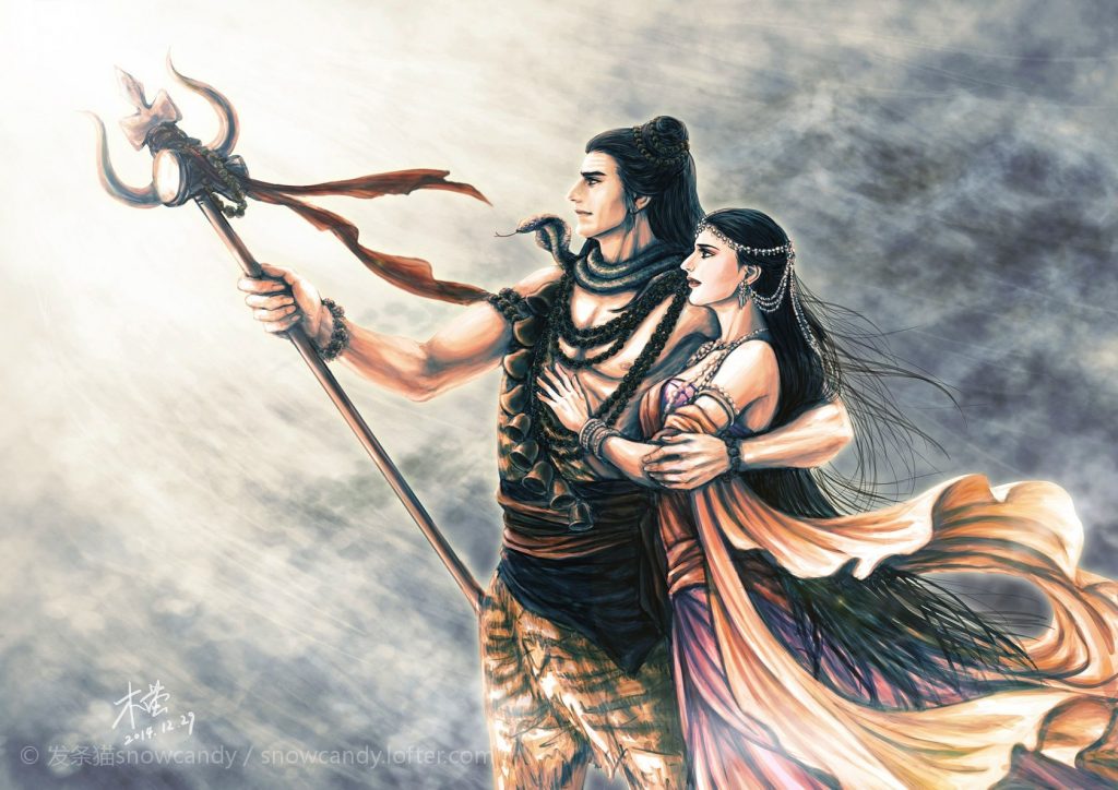 Story of Shiva and Sati 
