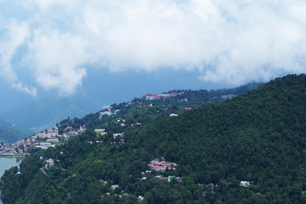 View from the peaks of Nainital