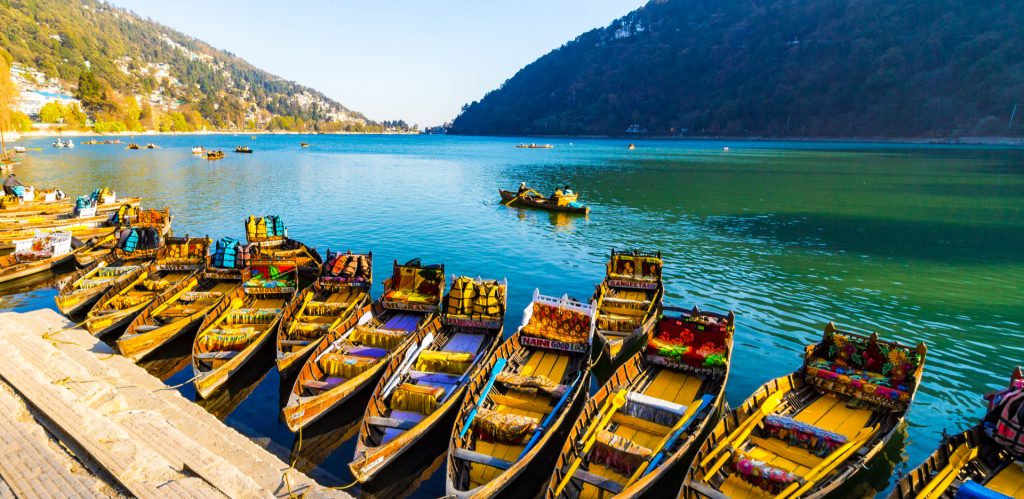 The Naini Lake: One of the prime locations in the picturesque town of Nainital.