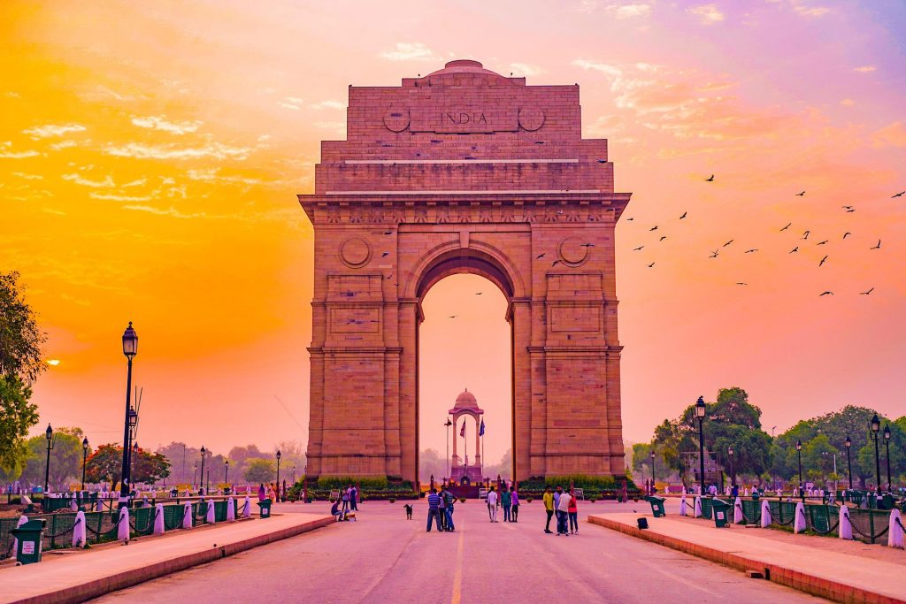 Stop at India Gate while on your road trip from Delhi to Nainital