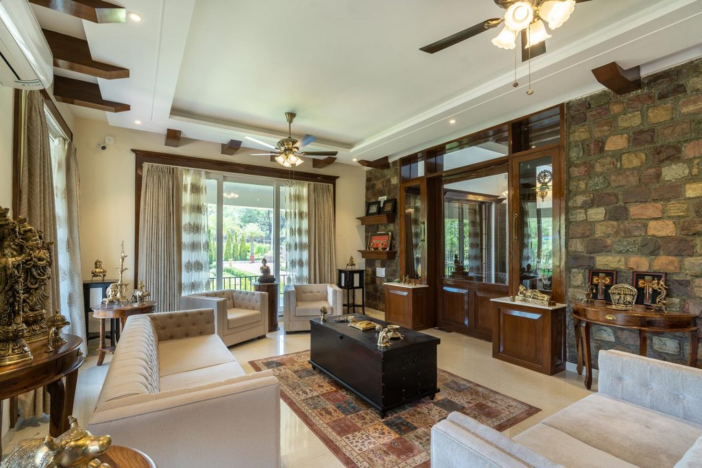 Living room at Dhauladhar House