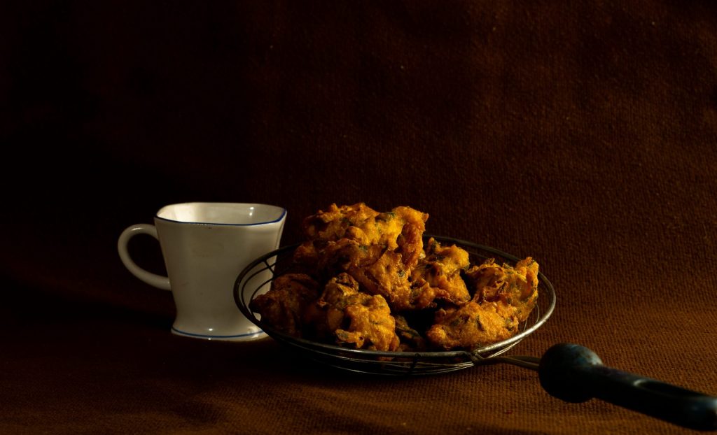 Chai and pakodas are an unbeatable combination during the rainy season.