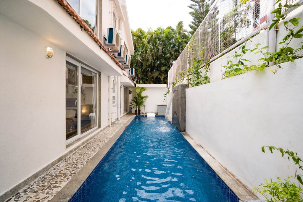 pool villas in Goa for pre-wedding photoshoot
