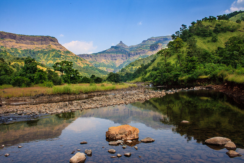 Trekking in Sandhan Valley in Nashik