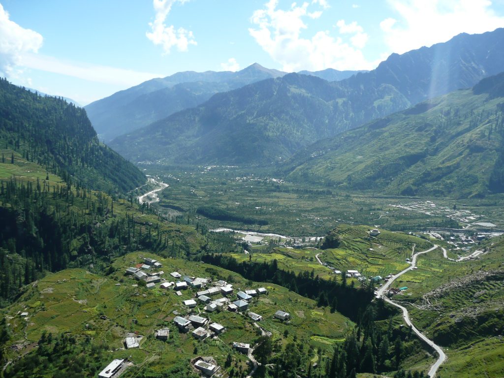 Solang Valley is the best place for camping in Manali