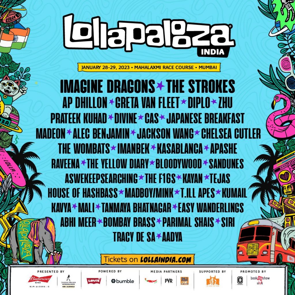 Lollapalooza India Line up 