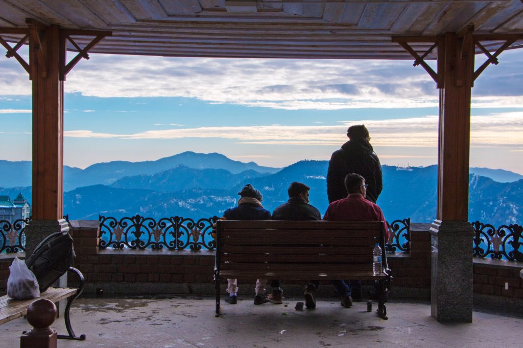 mountain view in mashobra homestay villa
