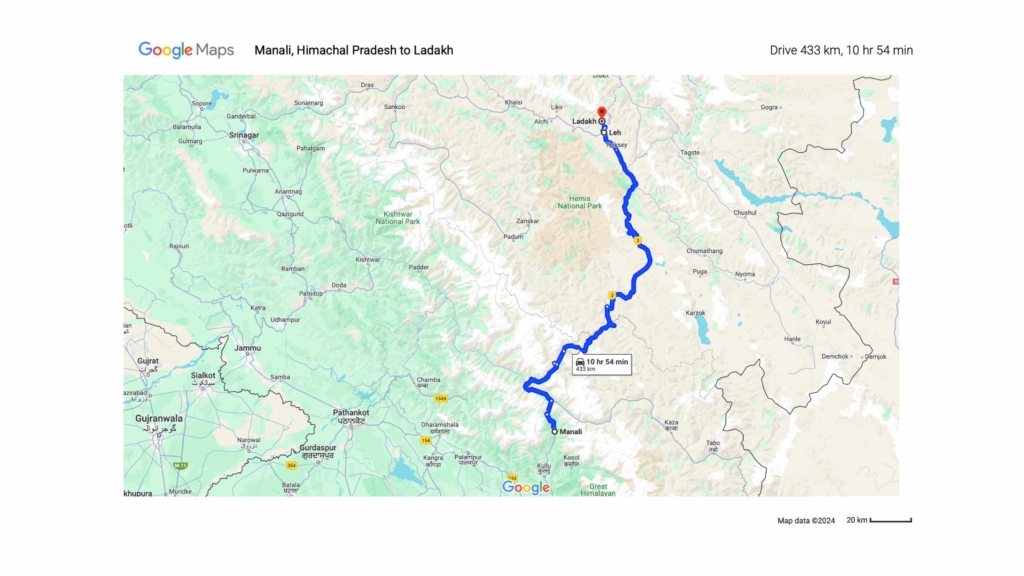 Manali to Leh Ladakh
