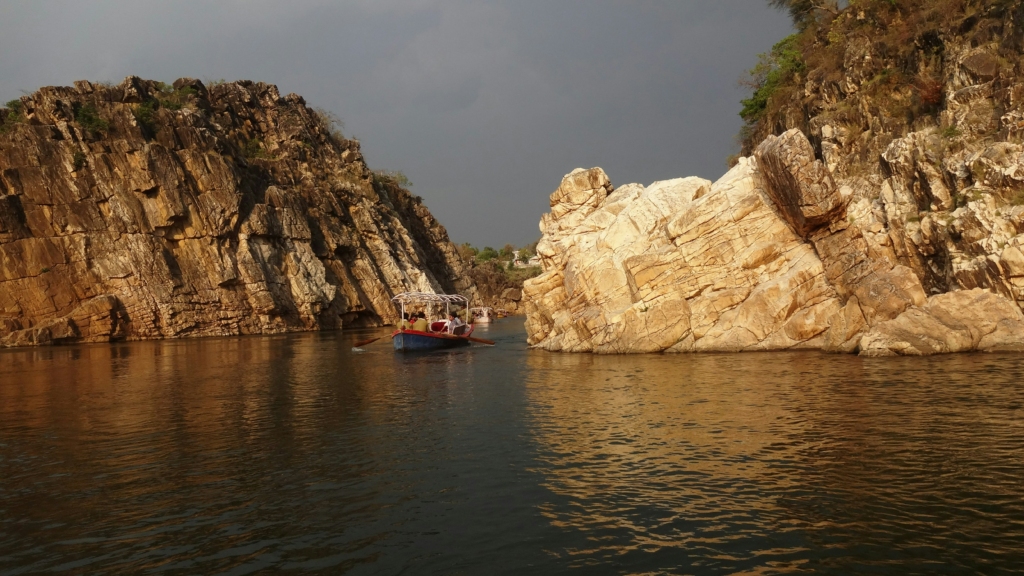 Boating in Bhedaghat, Jabalpur