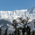 snowfall in november mountain towns in India