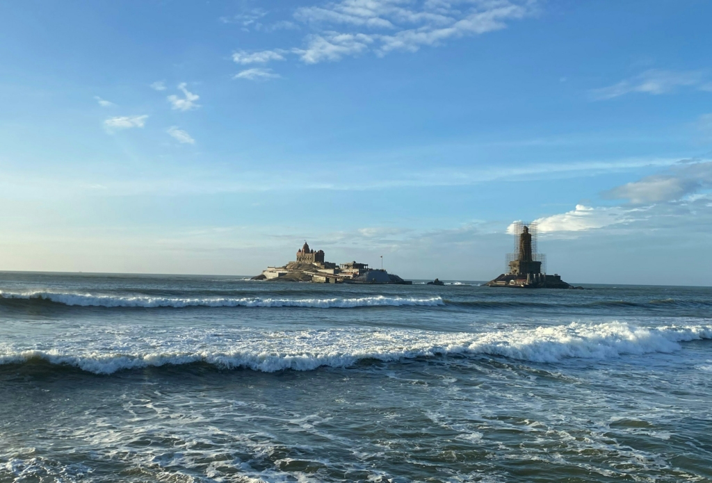 trip to Kanyakumari
PC: pavan sai thummala via Unsplash
https://unsplash.com/photos/a-large-body-of-water-with-a-lighthouse-in-the-background-tDAxU9lkBBw