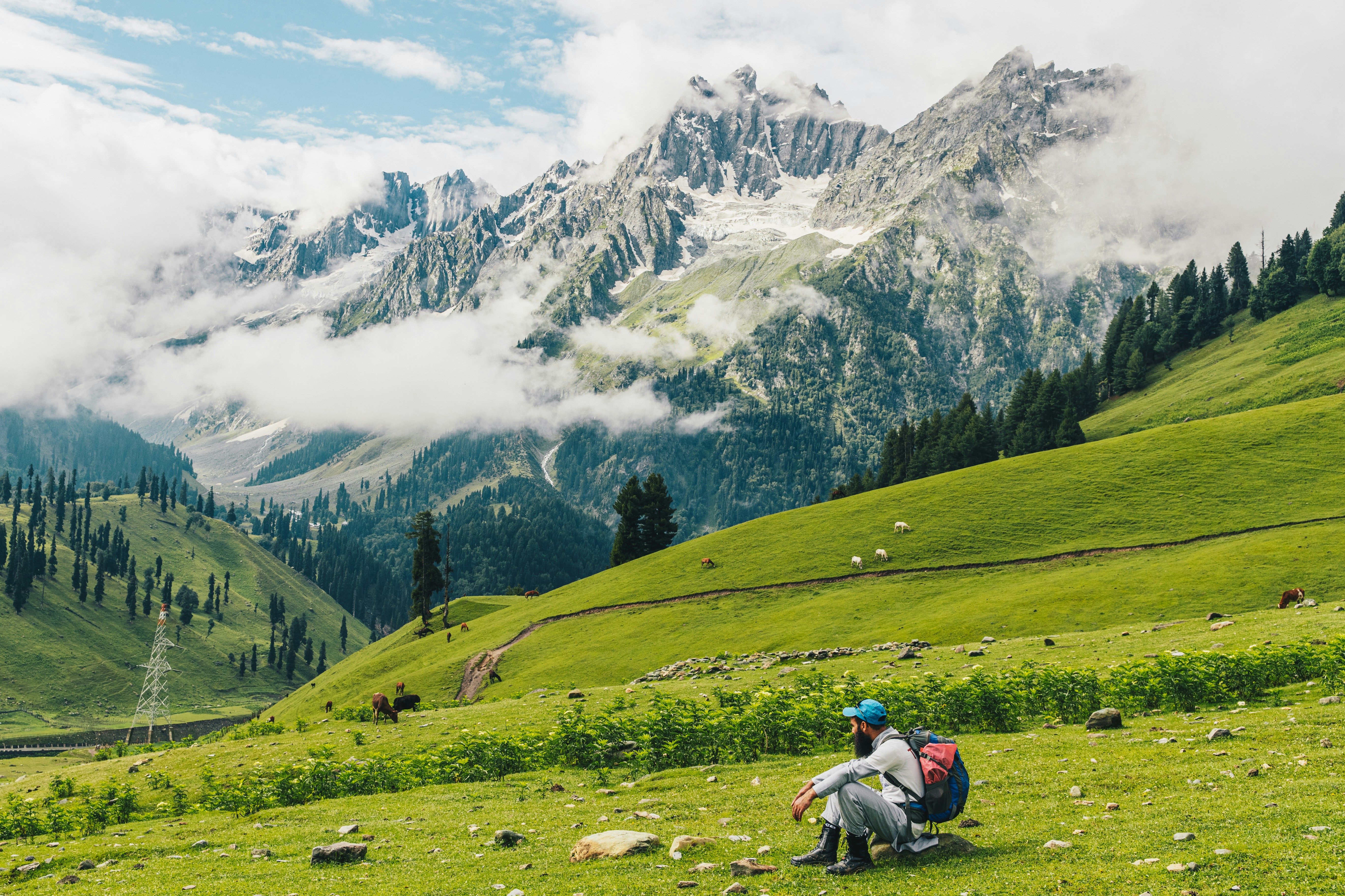betaab valley in kashmir in november