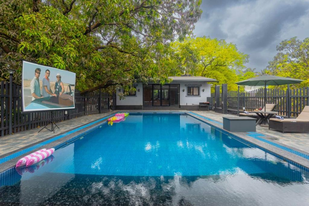 Villa Anantam Villa in Alibaug Swimming Pool for IPL match night