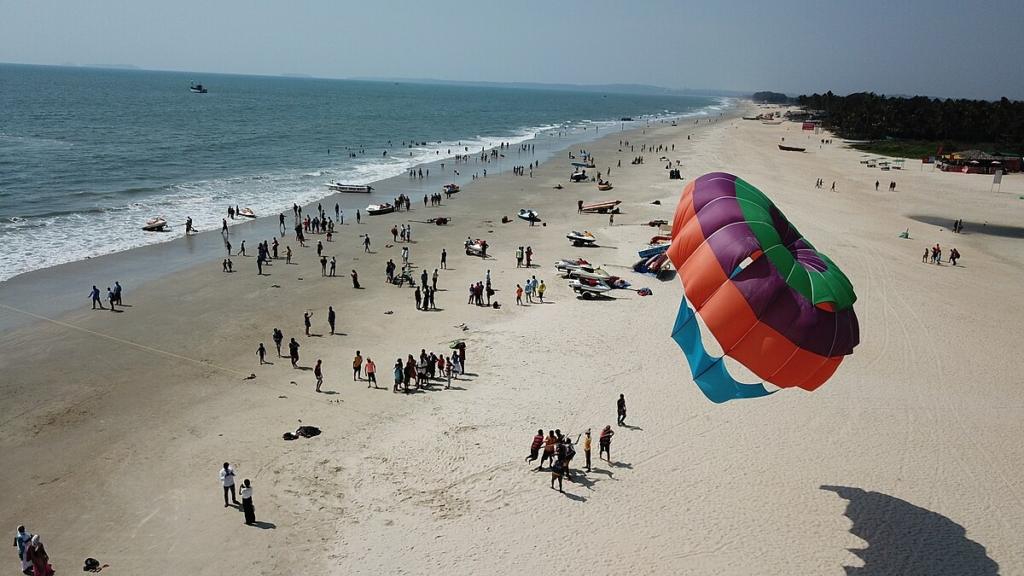 Colva Beach in South Goa
Image Credits: Rupeshsarkar