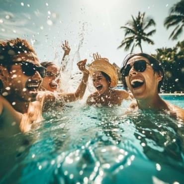 Water parks in India Image via Stock cake