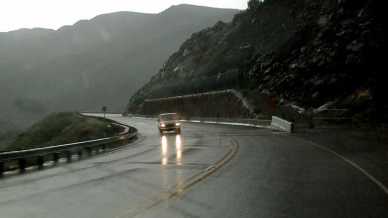 Hill station in the moonson