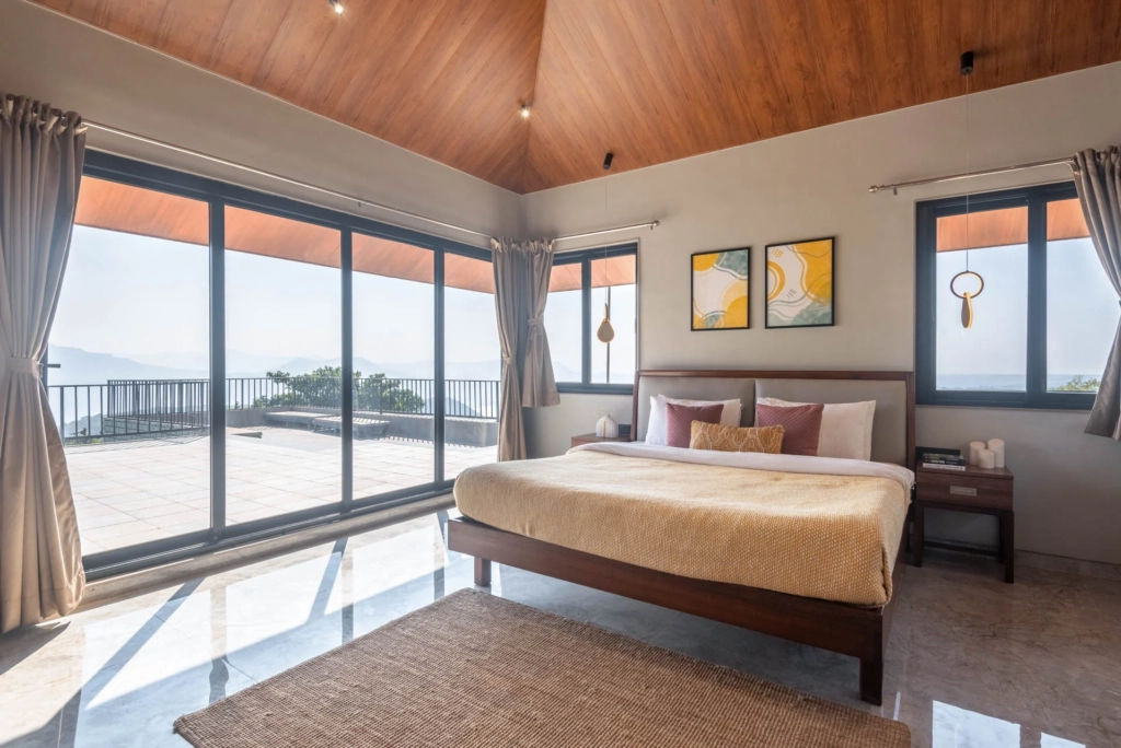 Spacious garden area in family-friendly Lonavala villa