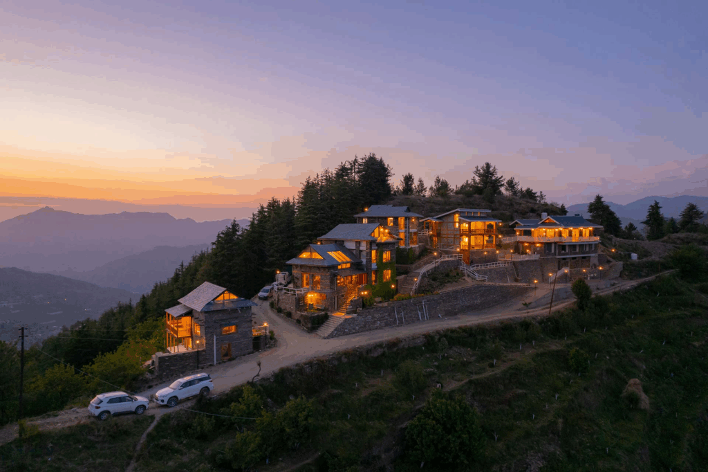 mountain villas in shimla