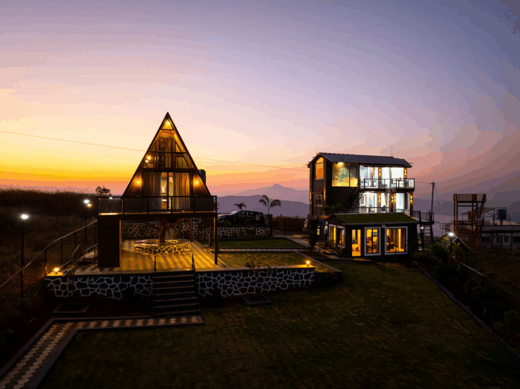 villas in mulshi with a view