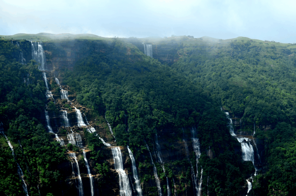 seven sisters fall in meghalaya