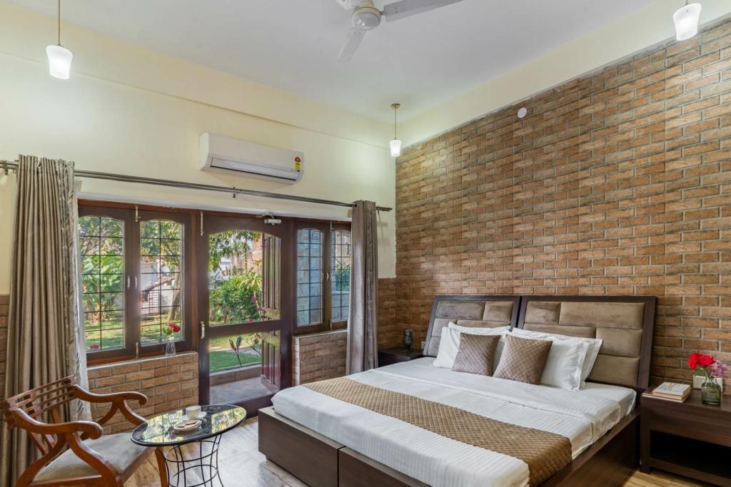 Perfect place to unwind at this villa in Rishikesh with a view of the mountains