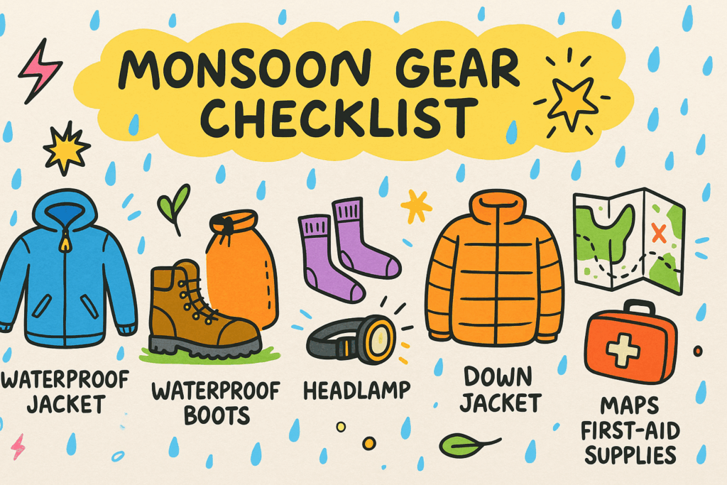 monsoon travel essentials