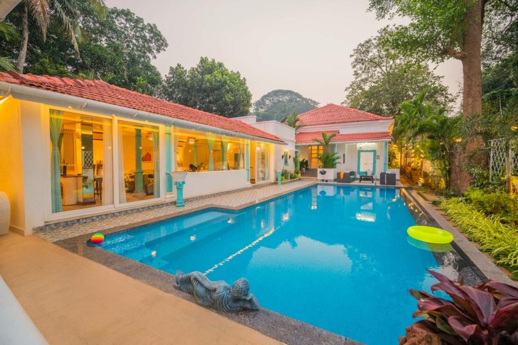 villa in goa. sao joao festival in goa in june