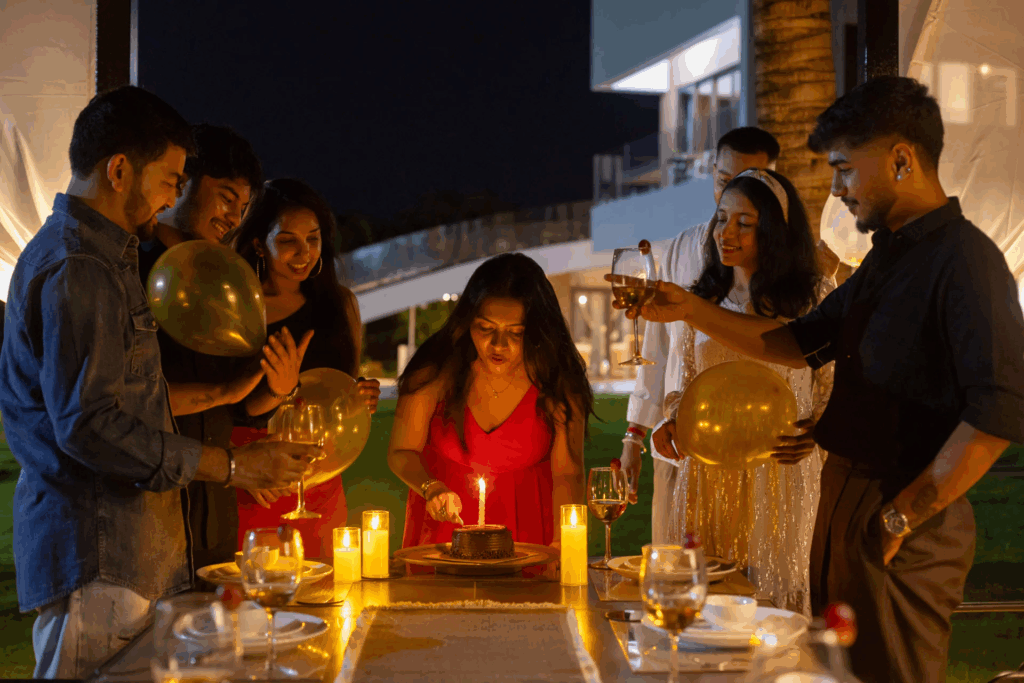 book villa in birthday for birthday