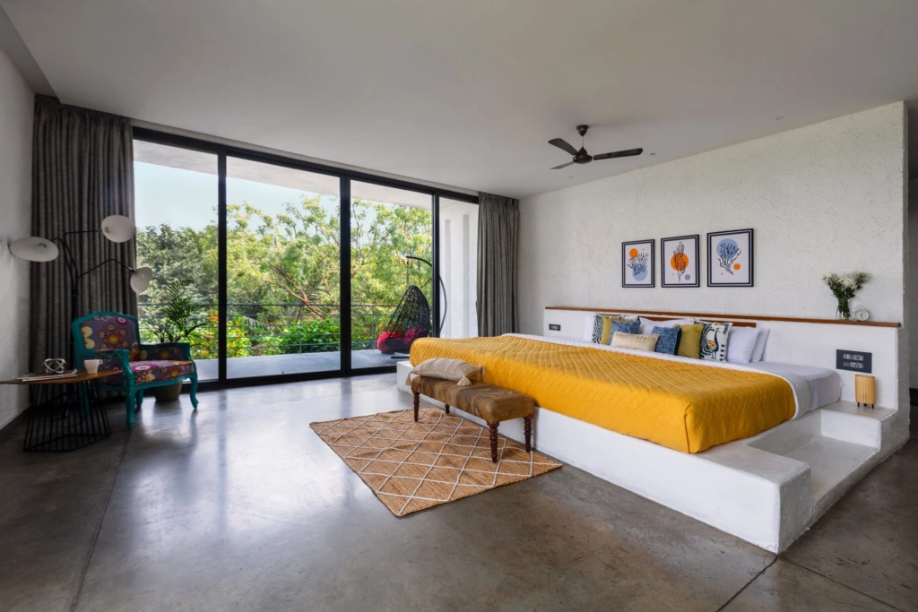 Villa with panoramic views of the Sahyadris, perfect for those planning a monsoon trek in Maharashtra