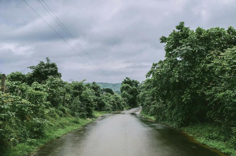roads of goa in rains