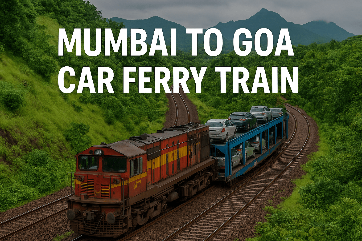 when does the mumbai to goa car ferry train start