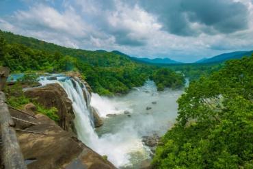 athirapally waterfalls in monsoon