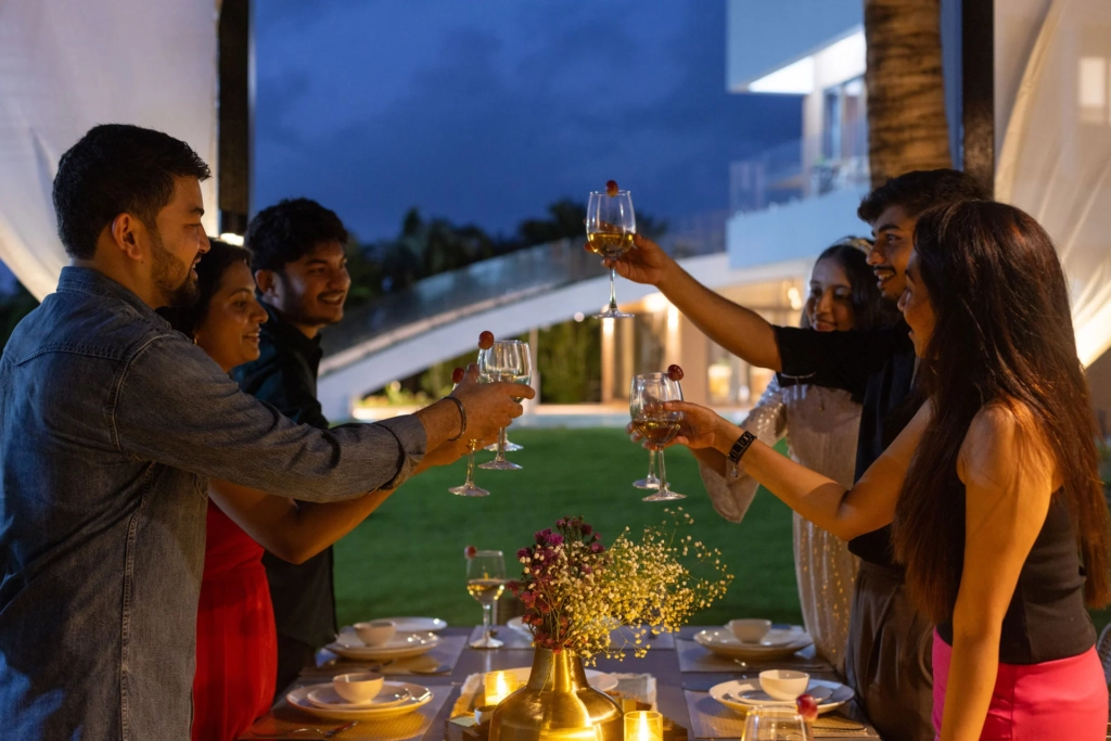Celebration at Stayvistas, one of the luxury villas in India
