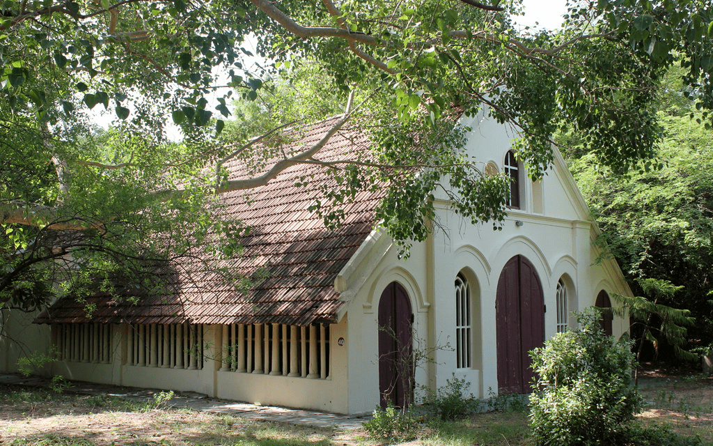 Theosophical Society Gardens in monsoon