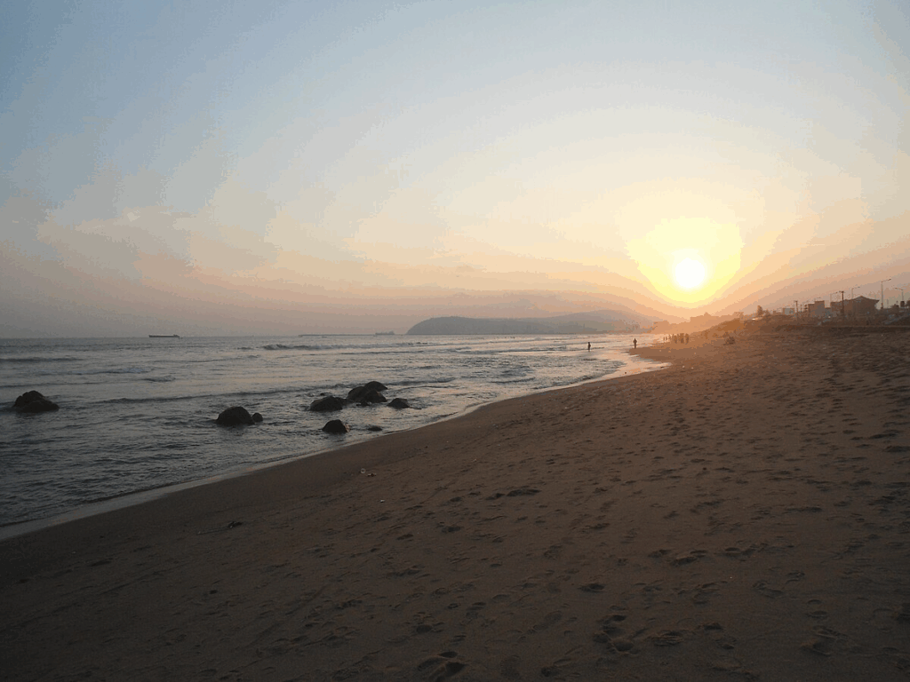 Things to do in Vizag: Visit the beach.