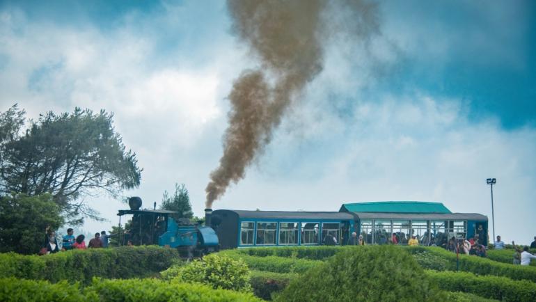 toy train in darjeeling