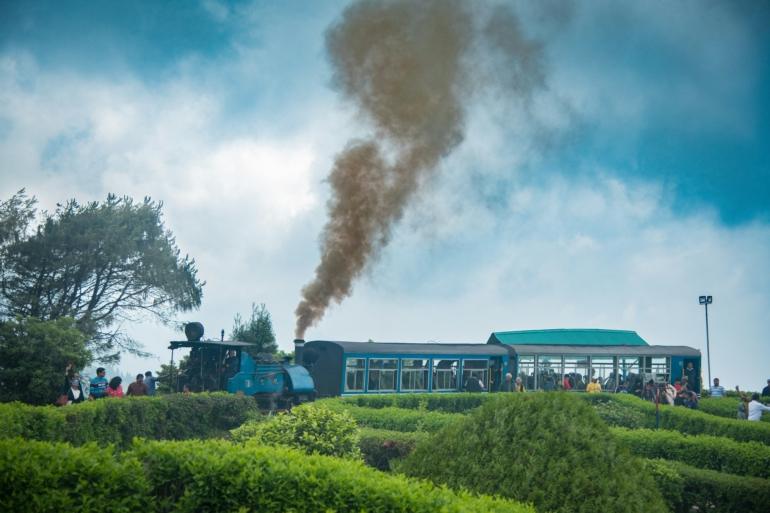 toy train in darjeeling