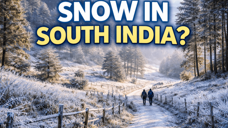 snow in south india in december january