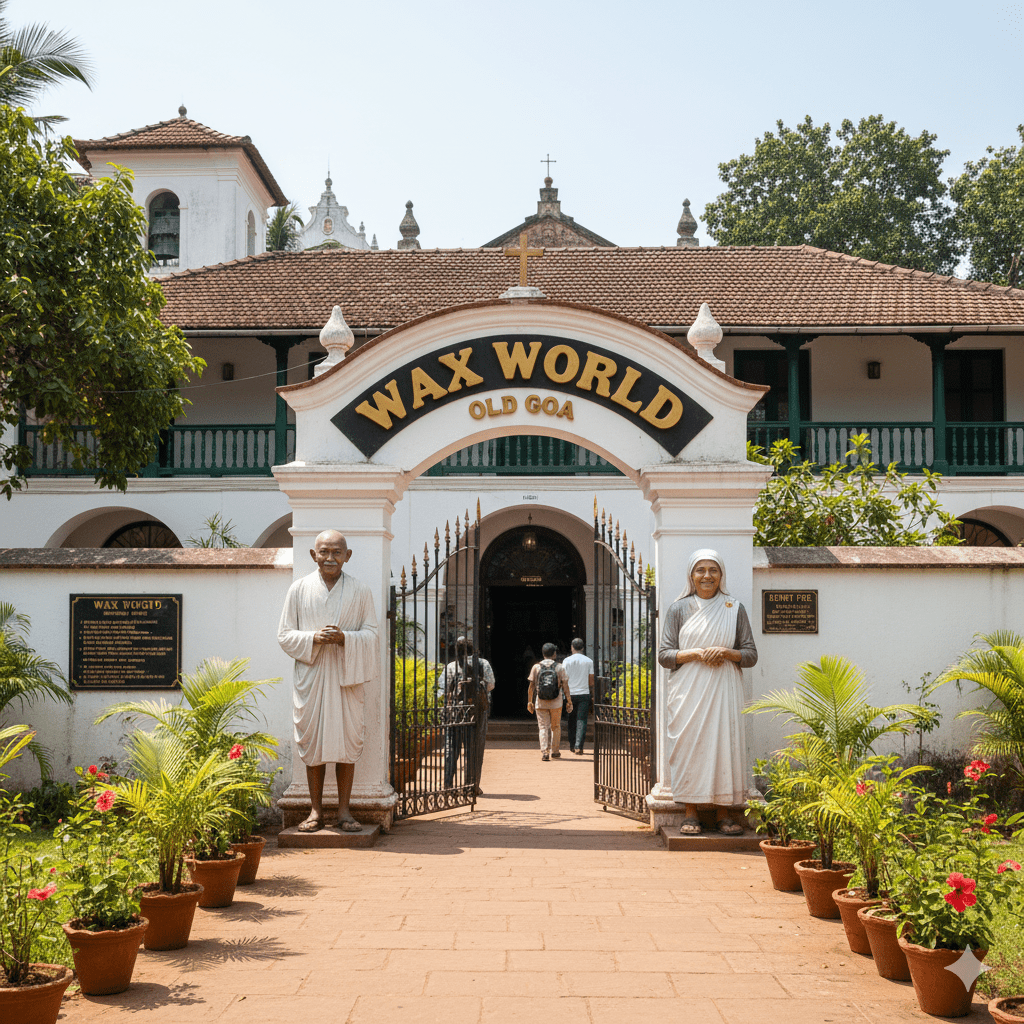 Wax World Museum Old Goa life-size wax figures
