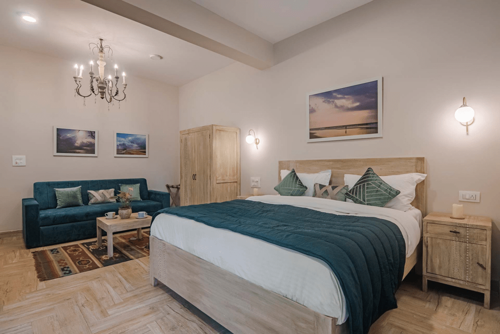 Mawi Summers villa Goa pastel interiors and sunny ambience