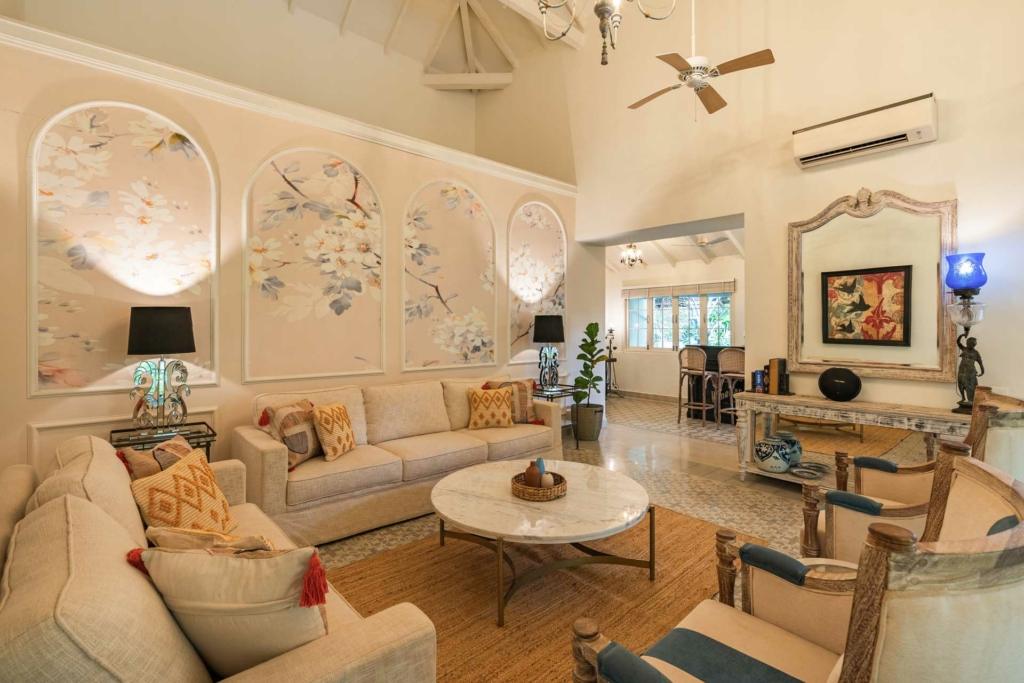 interior of a portugese tale, places to stay in Goa