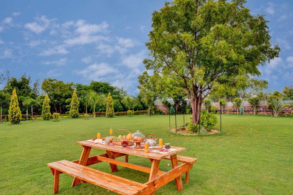 farmhouse with a pool in gurgaon 