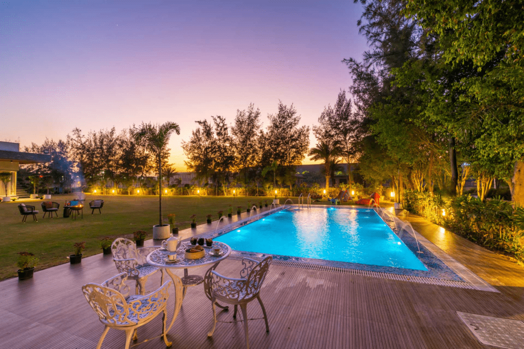 pool villas in manesar