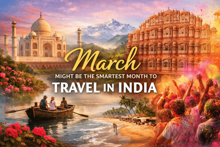 travel in India in the month of March