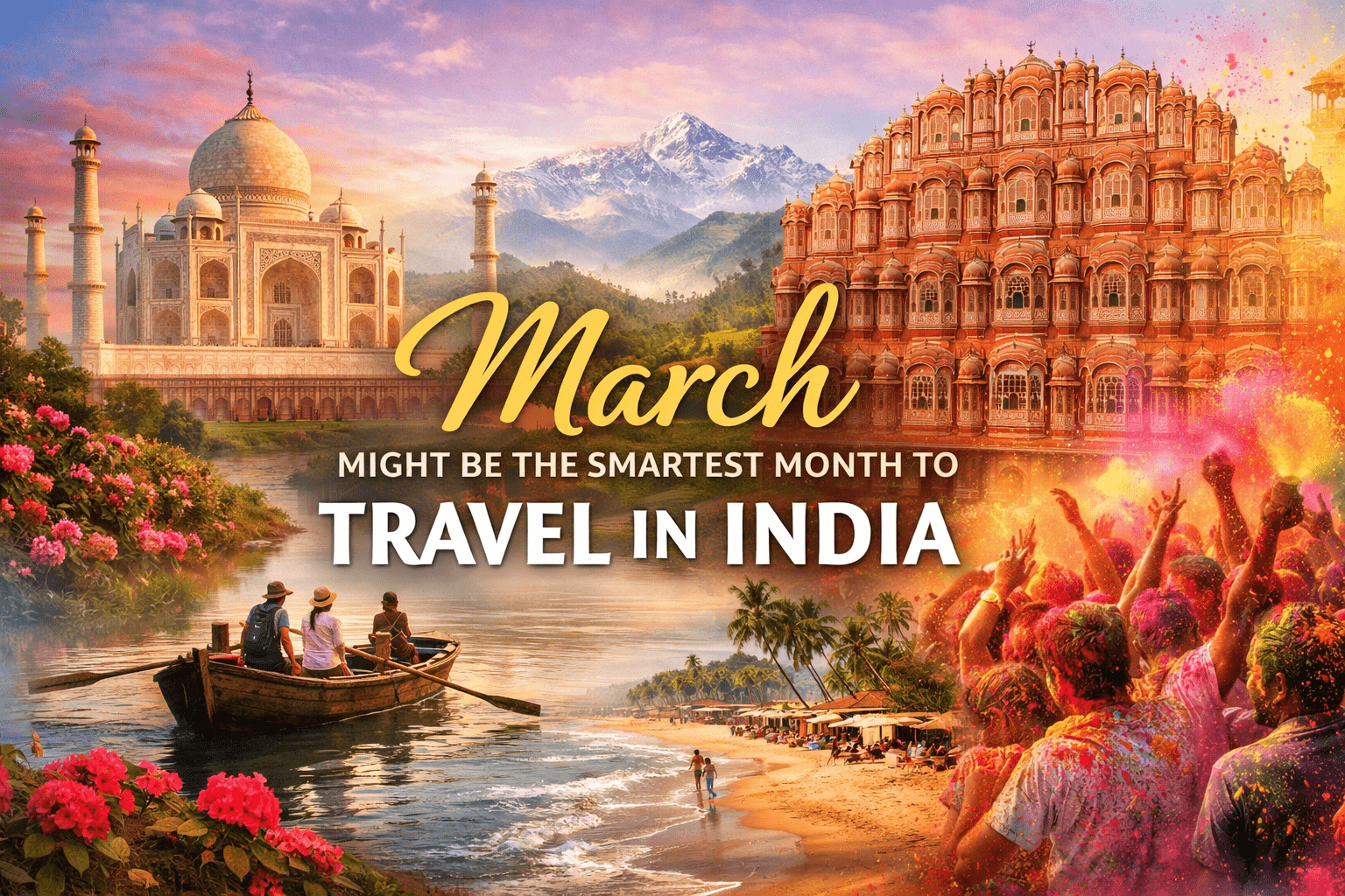 travel in India in the month of March