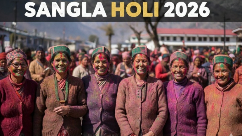 sangla holi 2026 in march