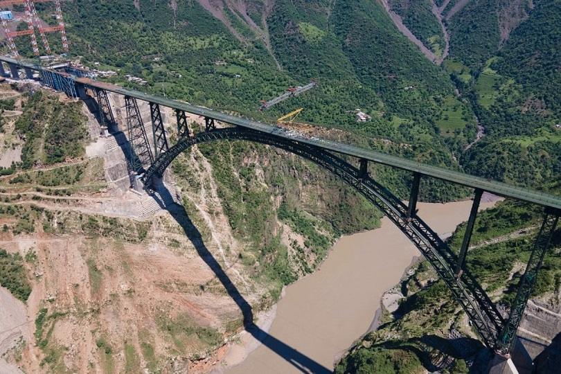 chenab railway bridge