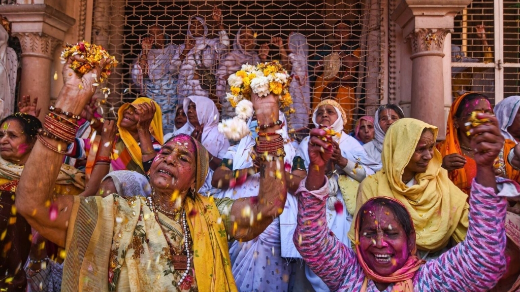 Widow Holi in Vrindavan 2026