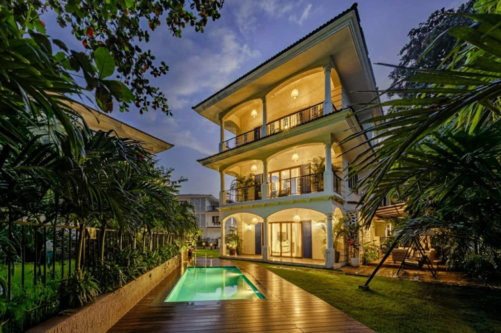 coastal stay baga, places to stay in baga, villas in baga, villa near baga beach