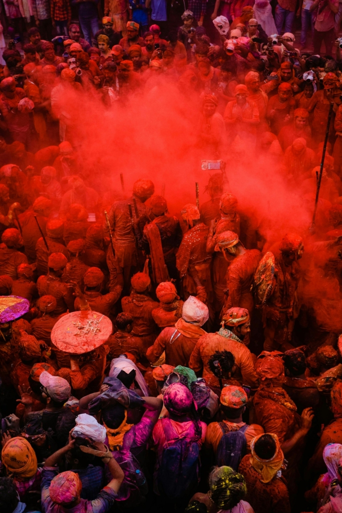 Image credit:
bhupesh pal via unsplash
Holi 2026, Vrindavan, Rangwali Holi